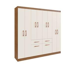 Clòset 8 puertas y 2 cajones 58808 Nòrdico blanco