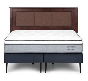 Cama europea 2 plazas base dividida Indie + respaldo Rachel