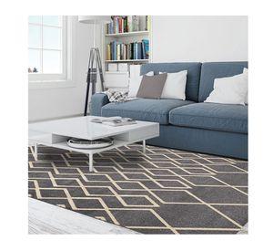 Alfombra 160x235 cm Heatset Mavi gris Idetex