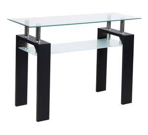 Mesa arrimo 78x110x40 cm negro