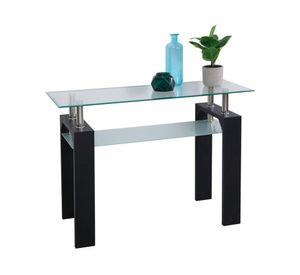Mesa arrimo 78x110x40 cm negro