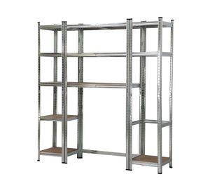 Repisa 180x90x40 cm + 2 repisas 180x40x40 cm