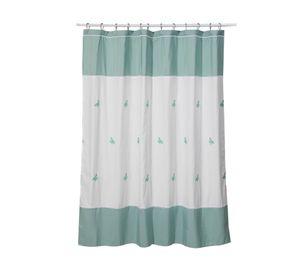 Cortina baño Mariposas 180x180 cm