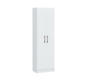 Clóset 2 puertas Queen blanco 183x55x35.5 cm