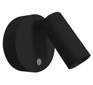 Foco 3 W luz led Spot recargable negro
