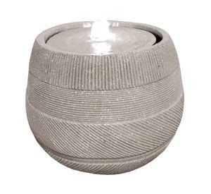Fuente agua con LED Redonda 20 cm