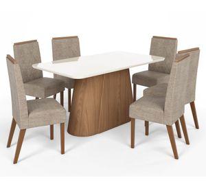 Juego de comedor 6 personas rectangular Mireya