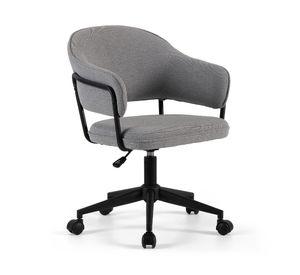 Silla escritorio Stanford con ruedas gris oscuro