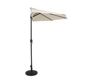 Sombrilla media balcón beige