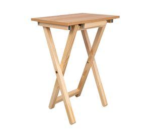 Mesa plegable Otis 65.7x47.9x35 cm fresno europeo