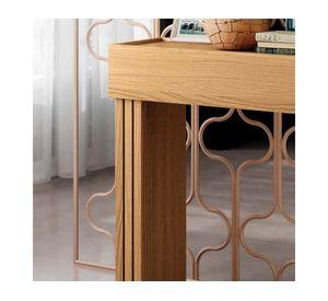 Arrimo Trento freijo/pretto 79.2x129x30 cm