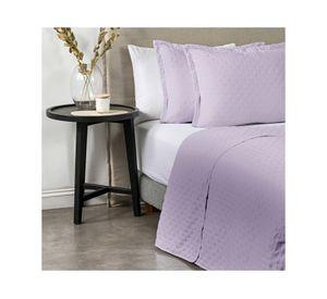 Quilt Dots malva 2 plazas