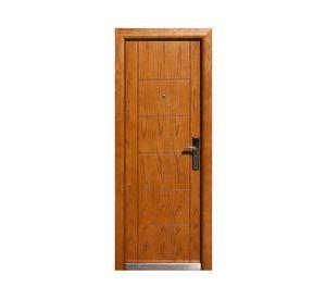 Puerta seguridad acero Madera apertura izquierda 86x205 cm