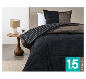 Plumón Tisu negro 1.5 plazas