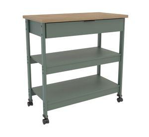 Isla cocina americana 90x86 cm Verde