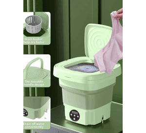 Mini Lavadora Portátil Plegable 6 LItros De Cubo Pequeño