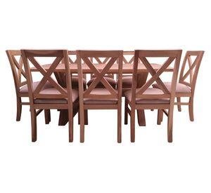 Comedor 8 Sillas Cruz Cruz Beige
