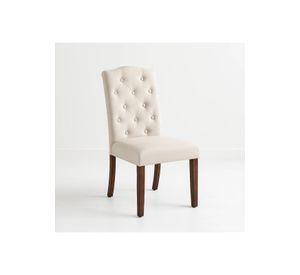 Silla de Comedor Acolchada Madera Elegance