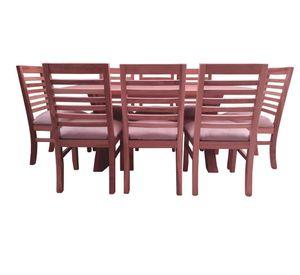 Comedor 8 Sillas Cruz Palillo Beige