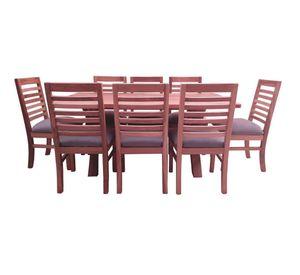 Comedor 8 Sillas Cruz 8 Palillo Gris