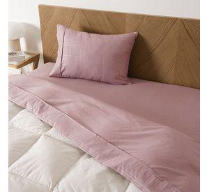 Sabana MF Embossed 1.5 P Rosado Plumetti