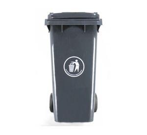 Basurero gris 120 lt