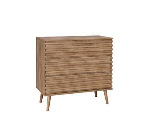 Cómoda Cajonera Camden Relan Estilo Retro Con 3 Cajones de Varillas