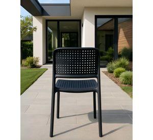 SILLA URBAN BLACK POLIPROPILENO INTERIOR O EXTERIOR