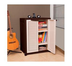 Mueble Organizador 2 Niveles Madeira 70x95x45cm