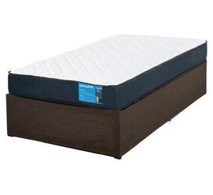 Cama europea Excellence 1.5 Plazas Iron Smart + faldón