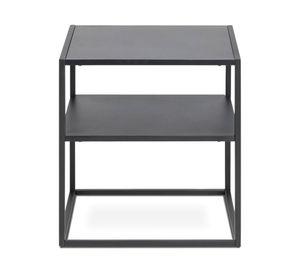 Mesa lateral Newton negro 51x45x40 cm
