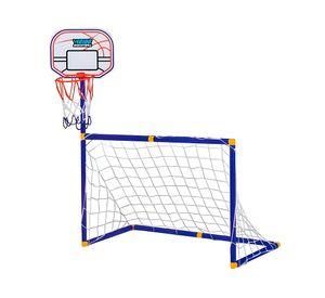 Mini arco de fútbol y basquetbol 2 en 1 22JTJ6192 azul