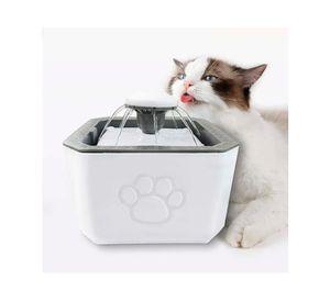 Bebedero automático para mascotas 17x19x19 cm CDX688 blanco