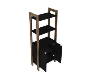 Gabinete 2 puertas AZ negro Tecnomobili