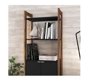 Gabinete 2 puertas AZ negro Tecnomobili