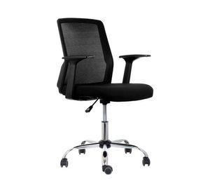 Silla de escritorio Cuba Media malla negro Form Office