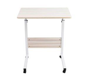 Mesa computador multiusos con ruedas Y1864C-1 blanco