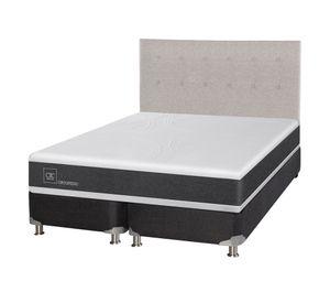Box spring 2 plazas Ortopedic base dividida B5 + respaldo Tigris Cic