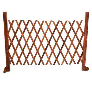 Cerca madera extensible Y1916-5 café