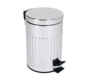 Papelero pedal Decoline acero 3 lt