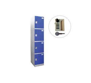 Lockers plástico 194x38x50 cm lp 1-04 clave Maletek
