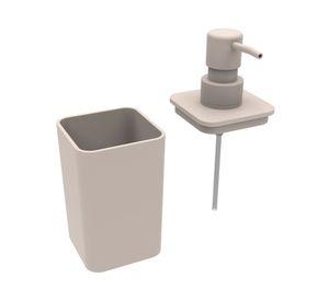 Dispensador jabón 250 ml marfil