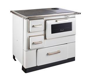 Cocina leña 9500W Angelina blanco