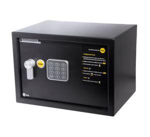 Caja fuerte electrónica 16,3 litros 25x35x25 cm Home negro Yale