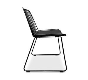 Silla metálica Isabella negro