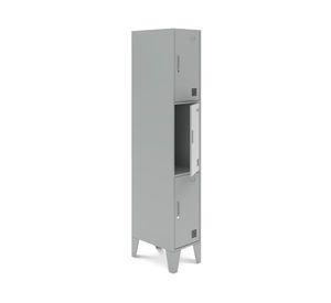 Locker Office L1A3 gris 1 cuerpo 3 puertas