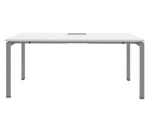 Escritorio pasacables Neo blanco/gris
