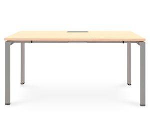 Escritorio pasacables MDF Neo natura/gris