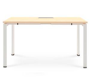 Escritorio pasacables Neo natura/blanco