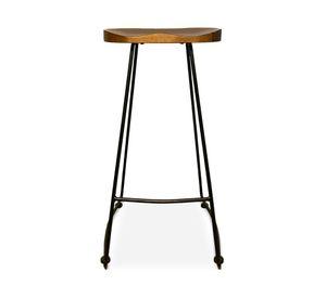 Taburete alto madera City chocolate